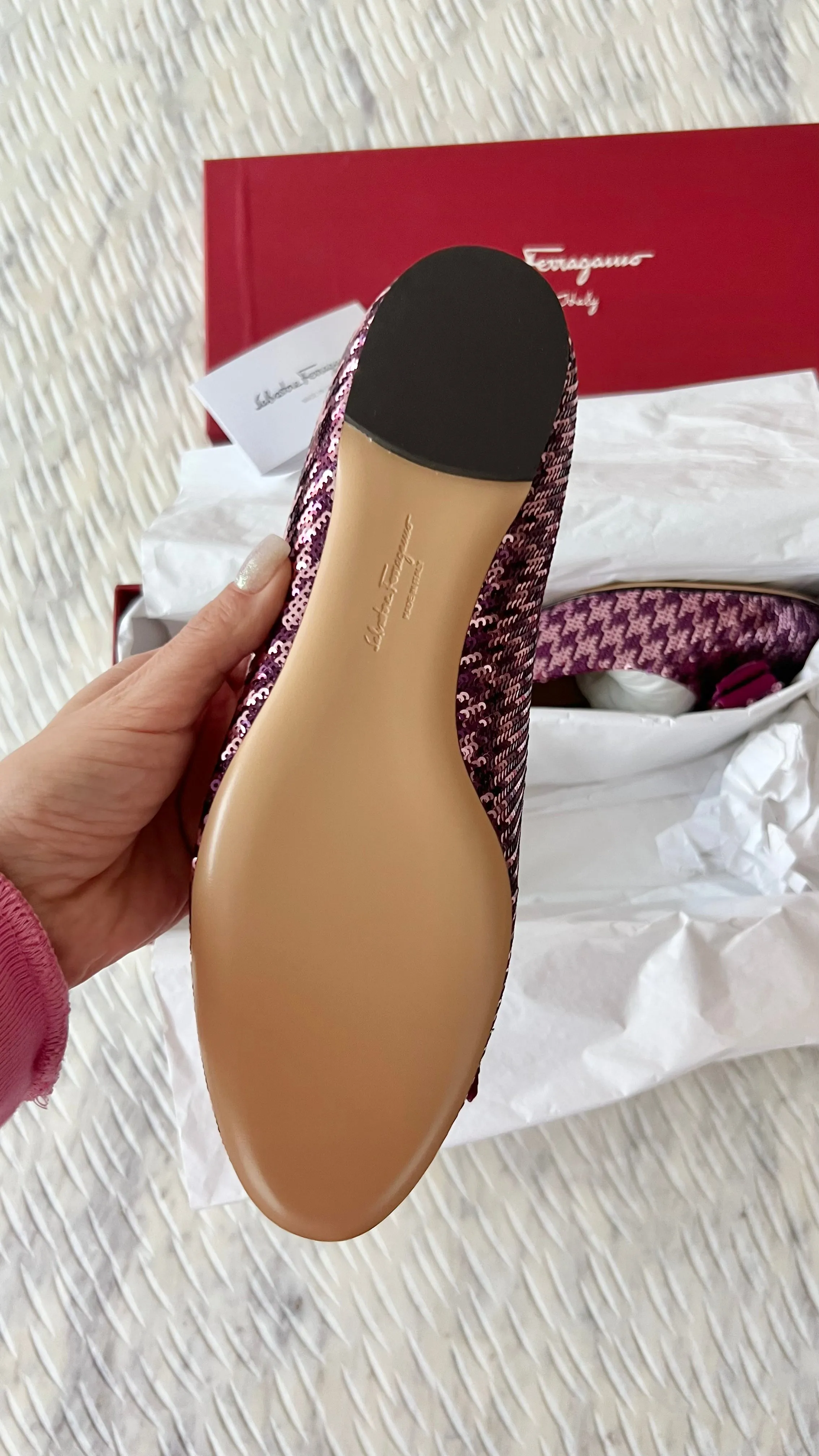 Ferragamo Varina Flats Size 7.5