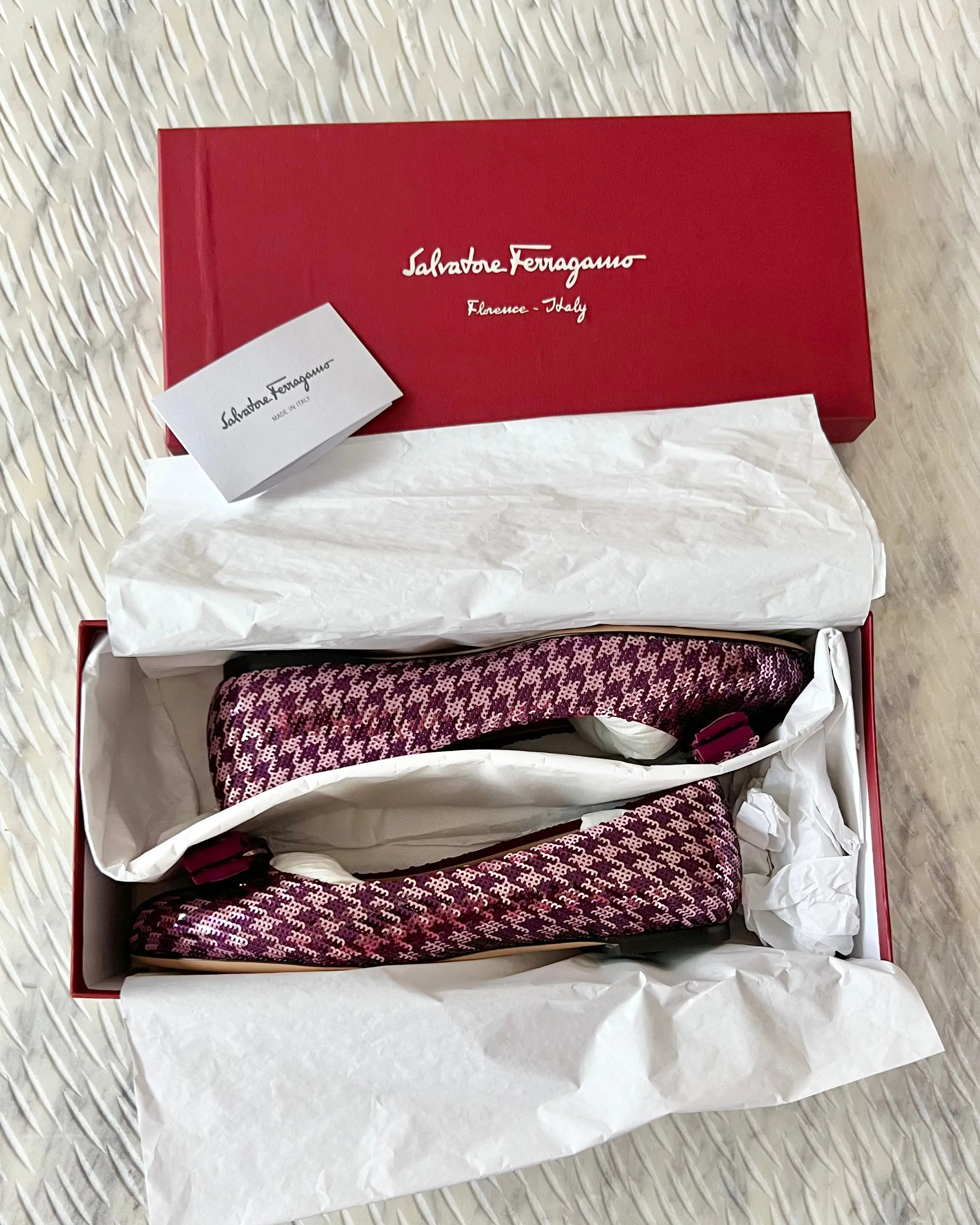 Ferragamo Varina Flats Size 7.5