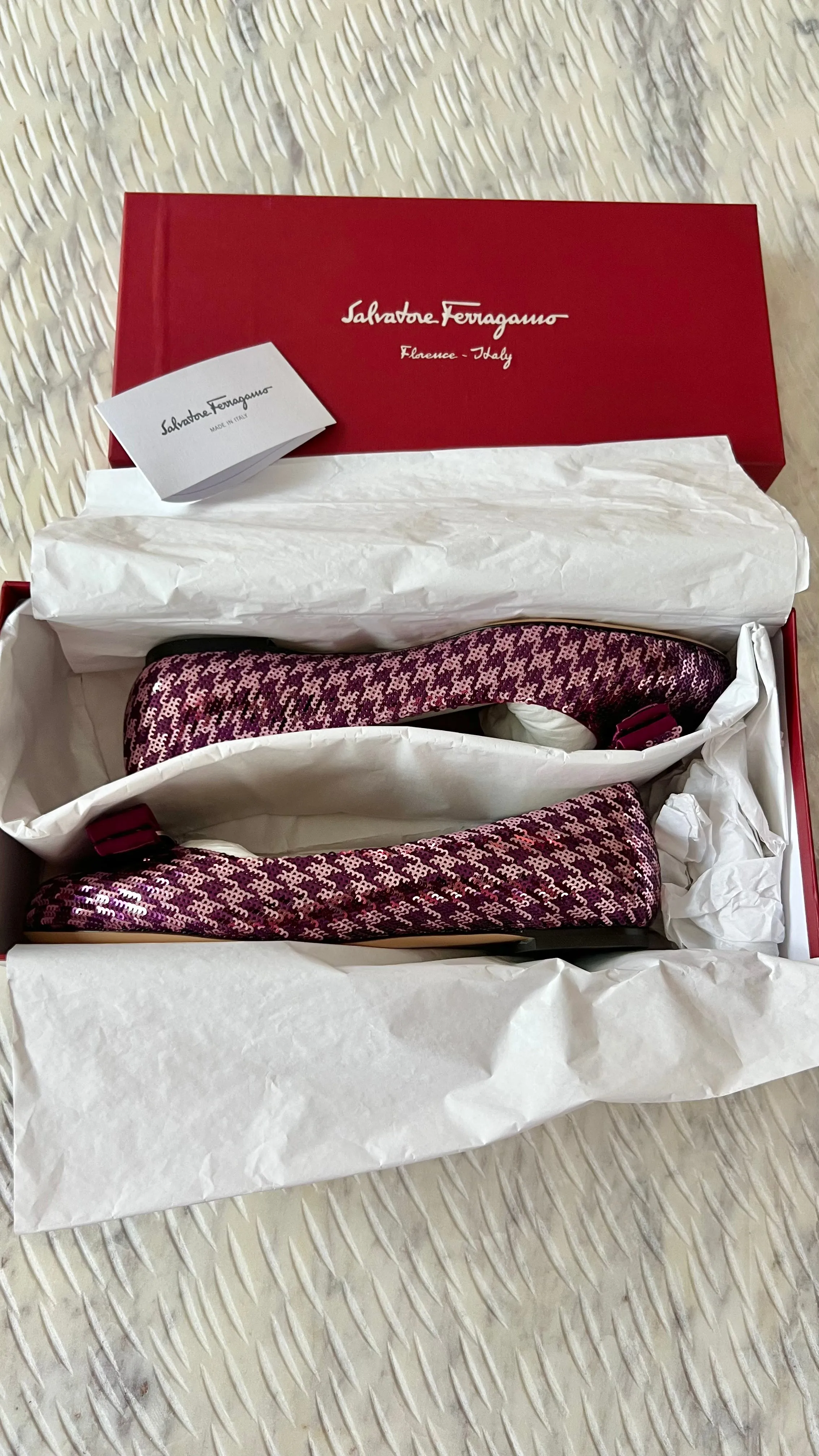 Ferragamo Varina Flats Size 7.5