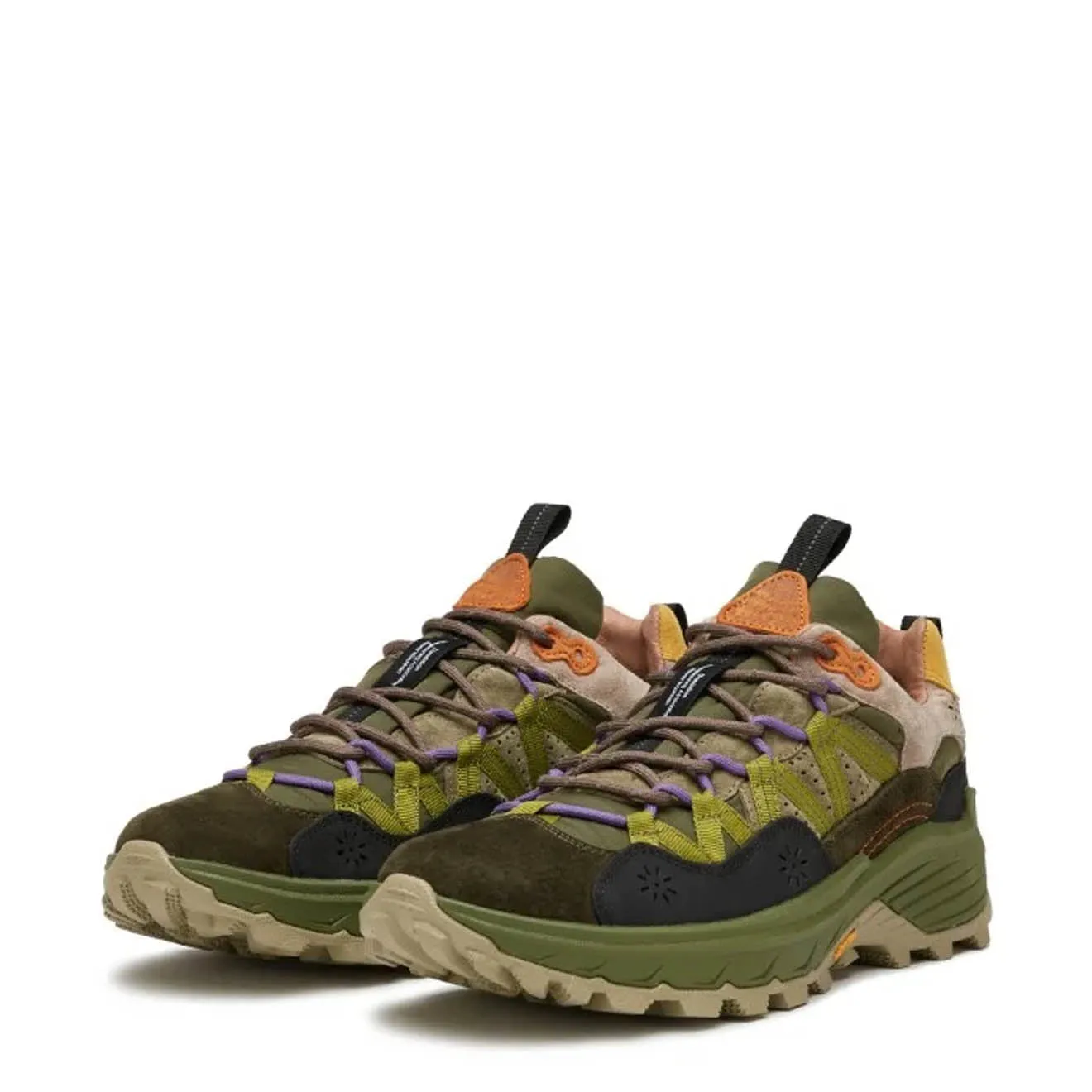 Flower Mountain Iwano Trainers Brown Military