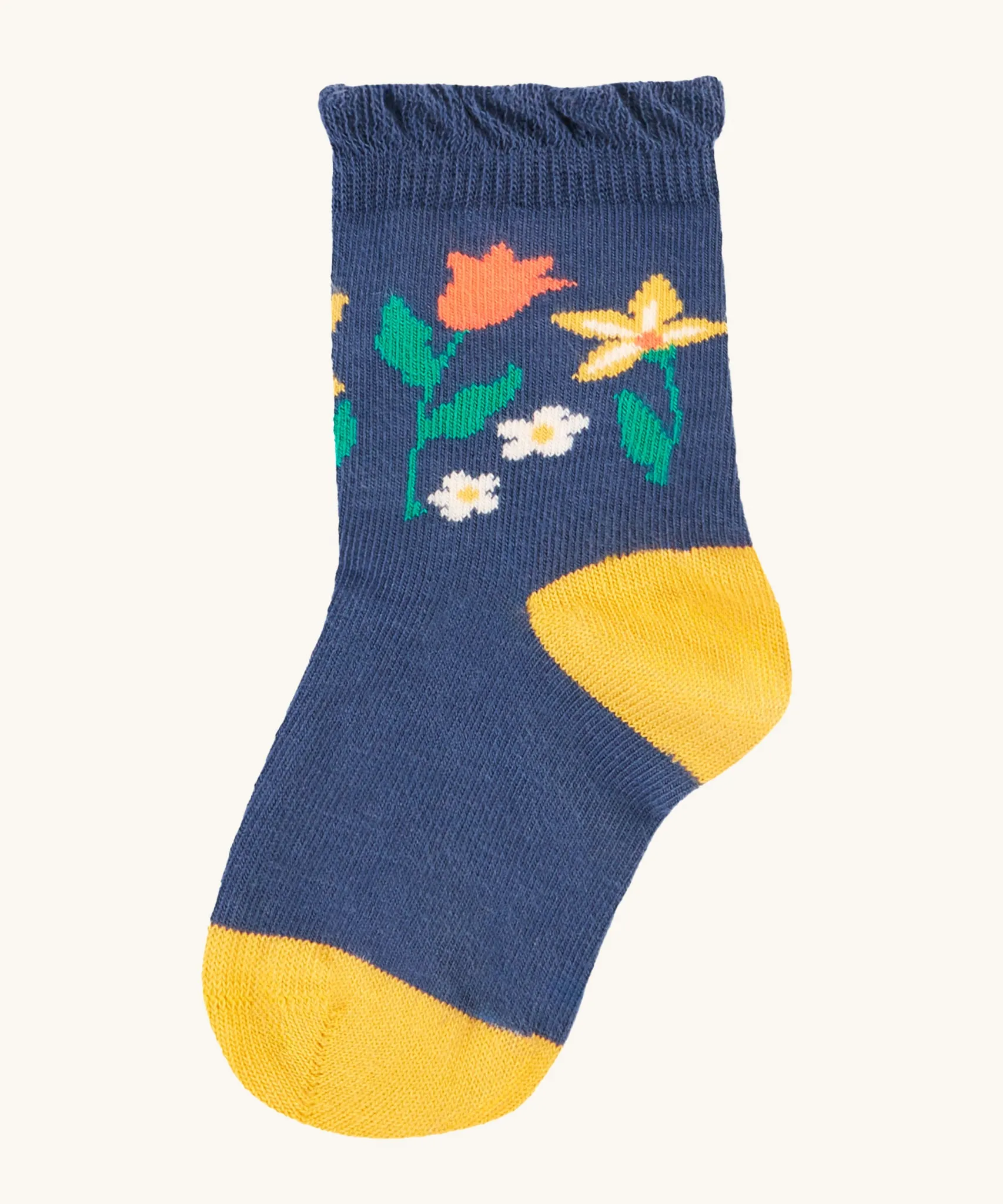 Frugi Freya Frilled Socks 3 Pack - Rainforest Friends