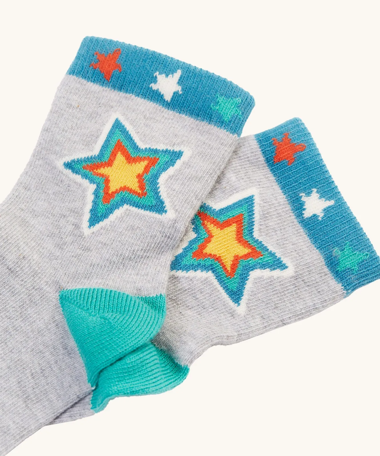 Frugi Little Socks - Stars 2 Pack