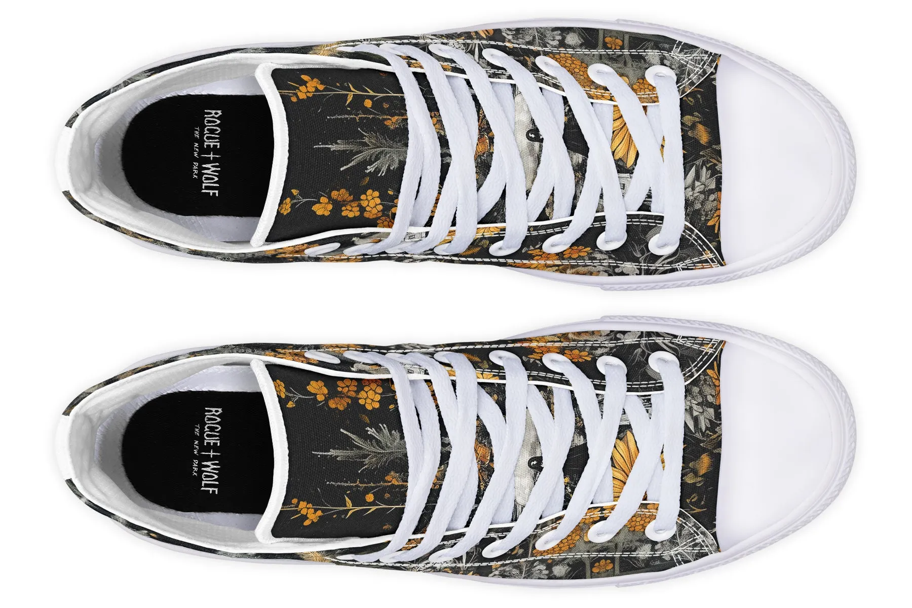 Grim’s Harvest High Tops - Classic Premium Canvas Shoes with Comfortable and Durable Soles