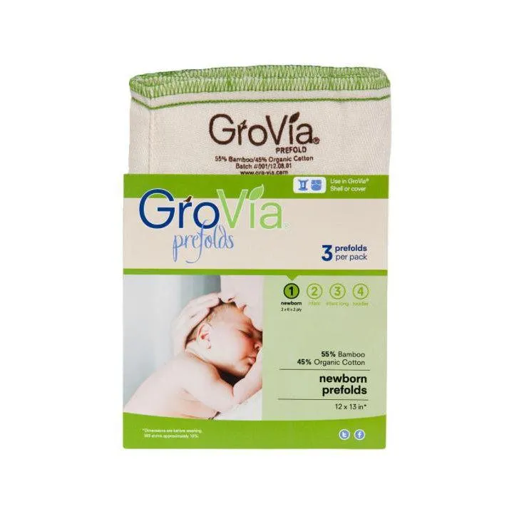 GroVia Prefold Cloth Diaper Inserts