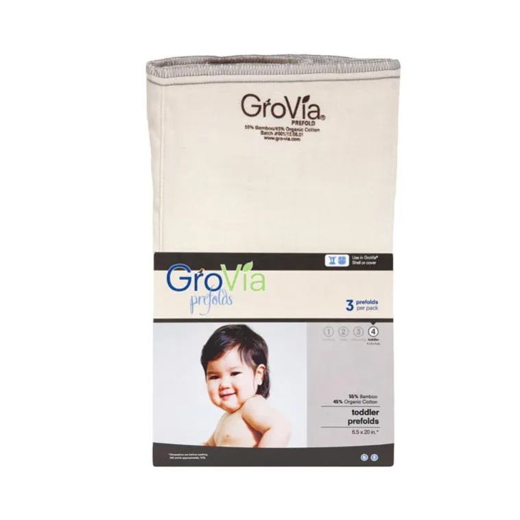 GroVia Prefold Cloth Diaper Inserts