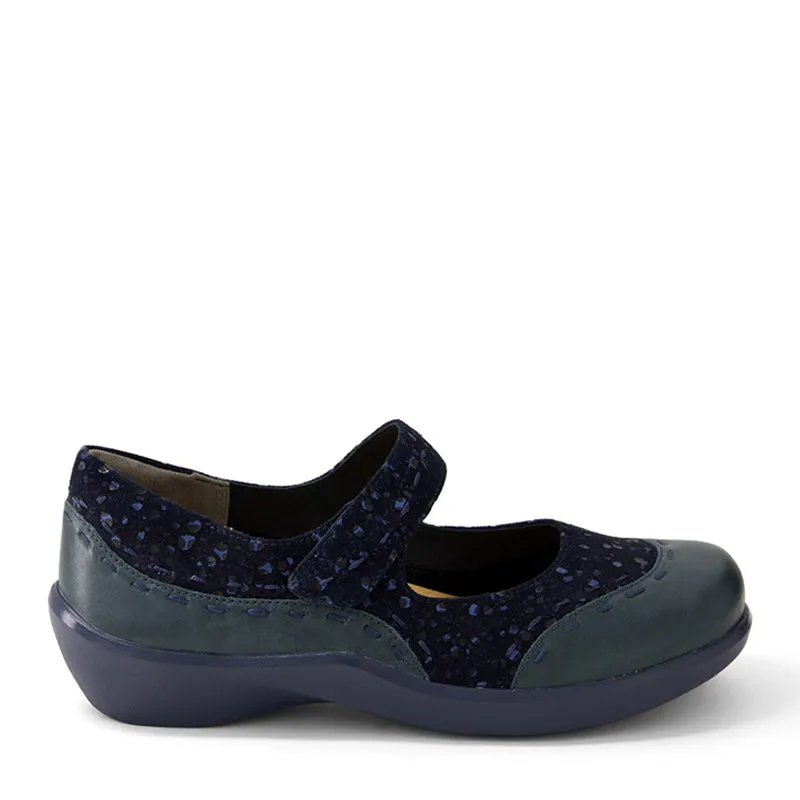 GUMMIBEAR W - NAVY-NAVY SPARKLE LEATHER SUEDE