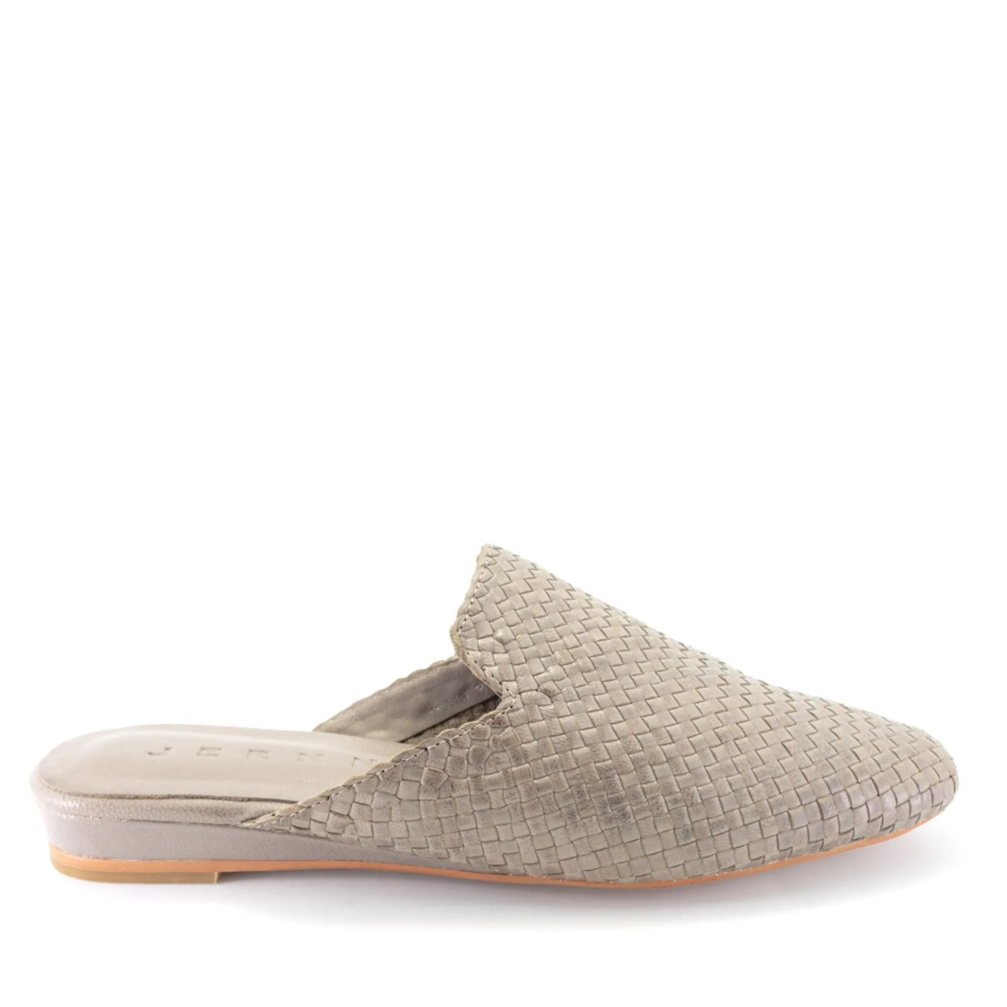 Handwoven leather flat mules - 4013019