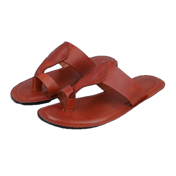 Harper Kolhapuri Flat Leather Women slippers