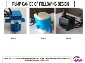 HAVAI Submersible Cooler Pump - Suitable for Air Coolers - 30 to 50 litres Tank Capacity