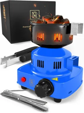 Hookah Coal Burner Blue Electric Stove for Hookah Premium 450W Fire Tower