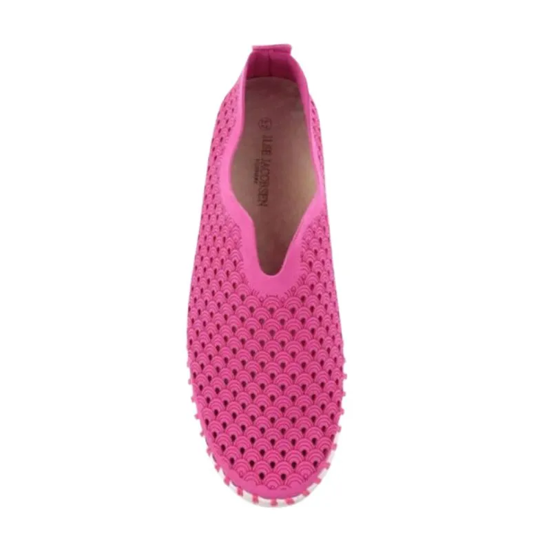 Ilse Jacobsen Tulip 139 Rose Violet Women's Slip On Flats