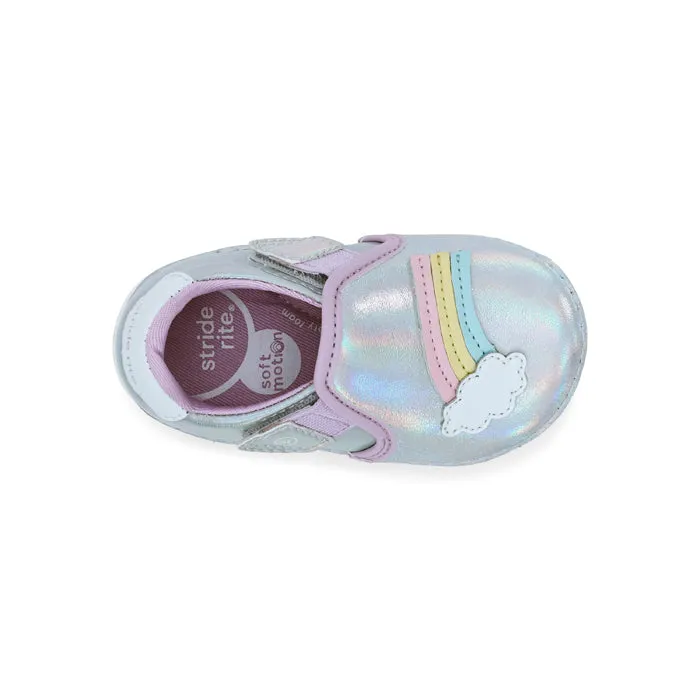 Infant Girl Stride Rite Soft Motion Nettie Iridescent