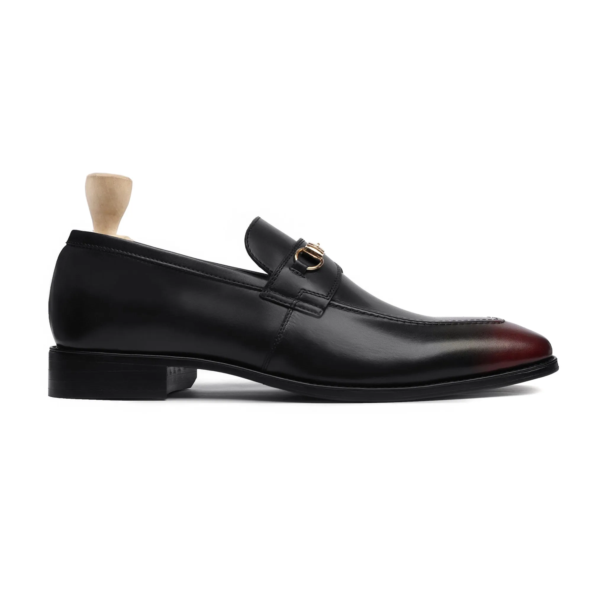 Jensen - Men's Black Calf Leather Loafer