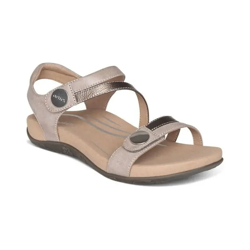 Jess Adjustable Sandal - Smoke