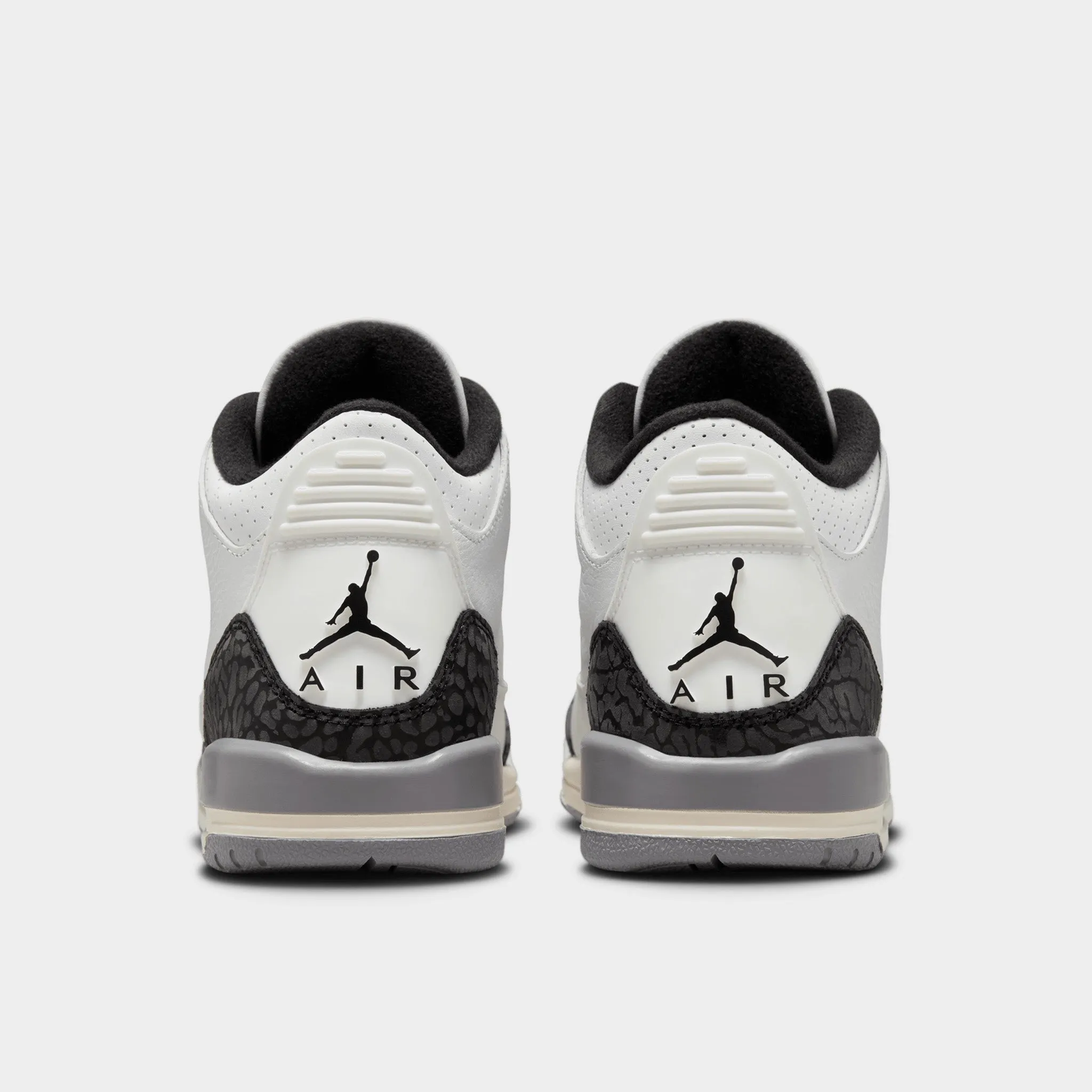 Jordan 3 Retro GS Summit White / Fire Red - Cement Grey