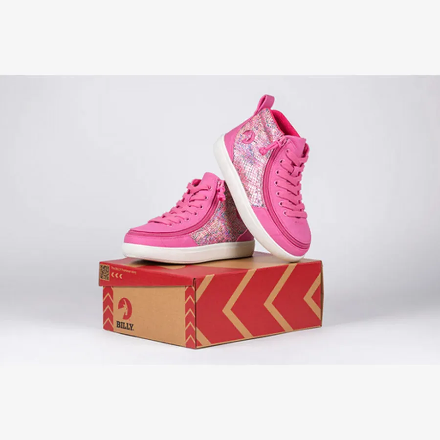 Kids' Fuchsia Snake BILLY Classic D|R II High Tops Wide