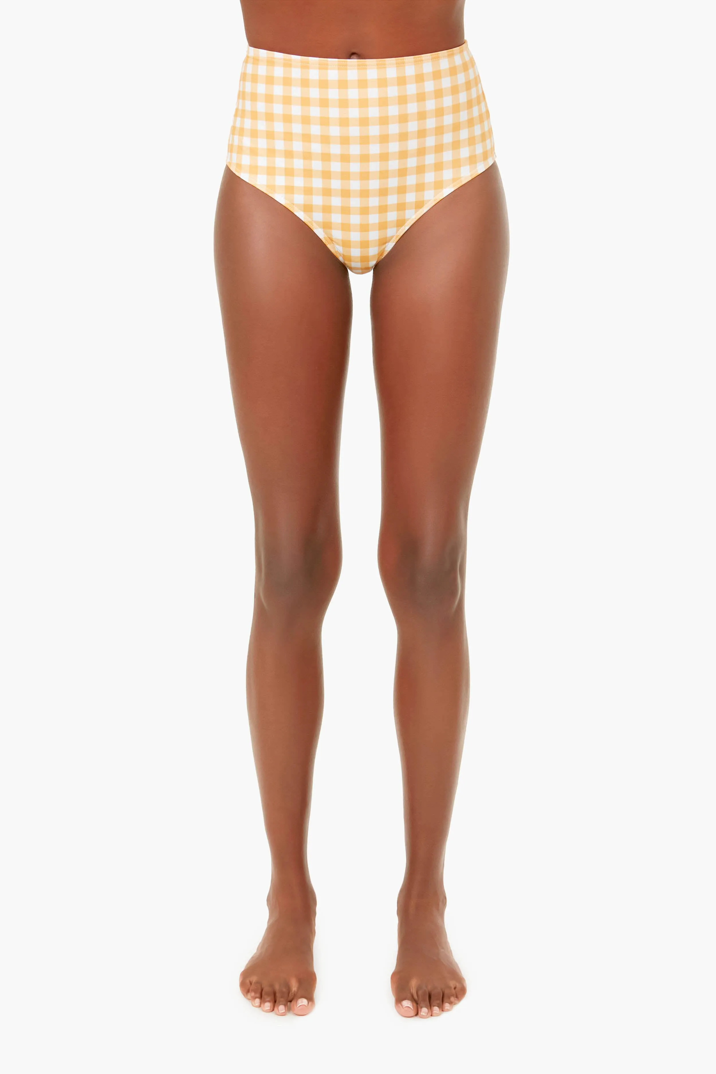 Marigold Gingham High Waisted Bottom