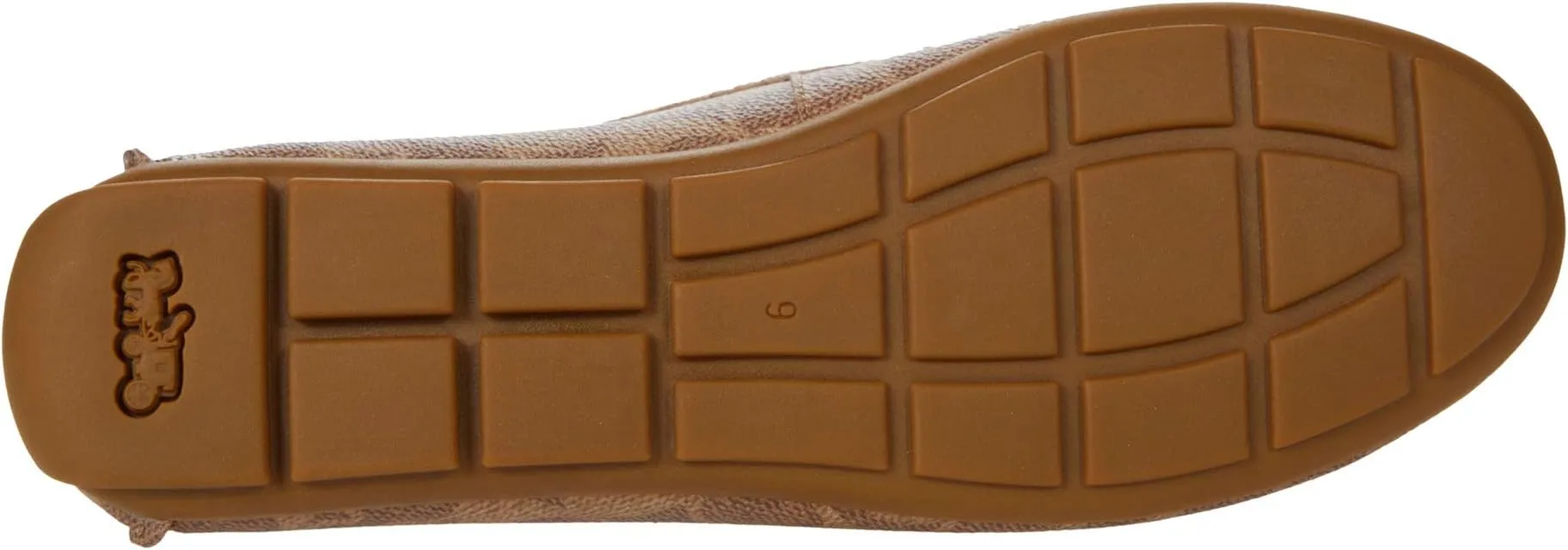 Marley Driver COACH Loafers, Tan PVC