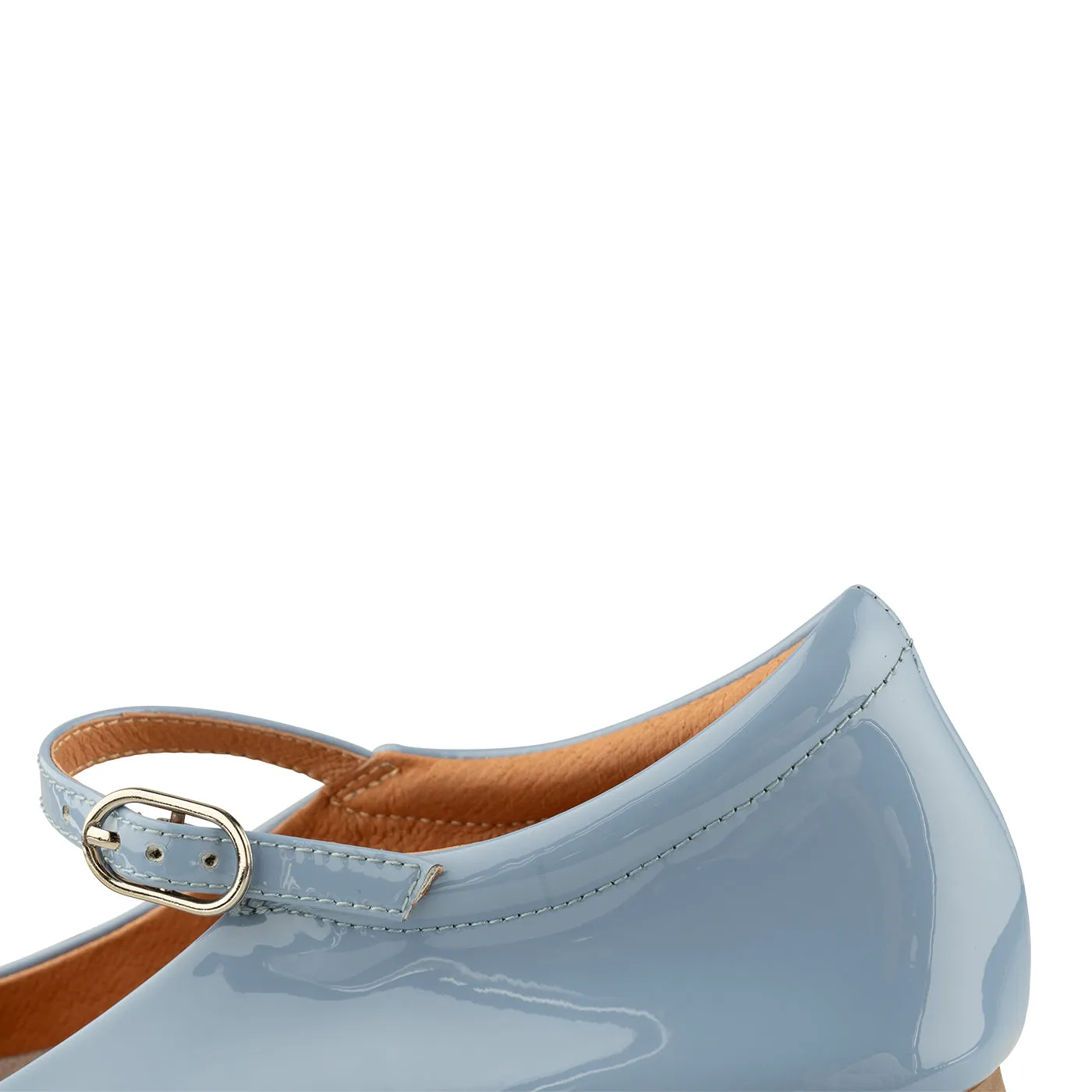 Maya patent ballerina - ICE BLUE