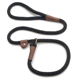 Mendota Slip Leash Large Dog Lead in Black