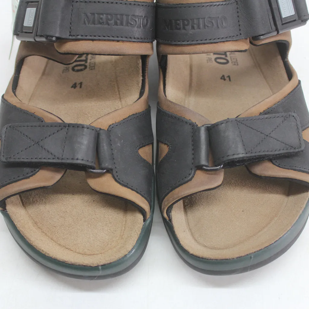 Mephisto Shark Fit Dark Brown Mens Sandals - UK 6.5