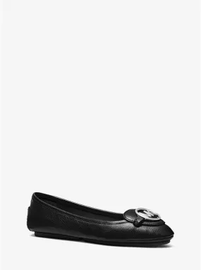 Michael Michael Kors Lillie Leather Moccasins, black