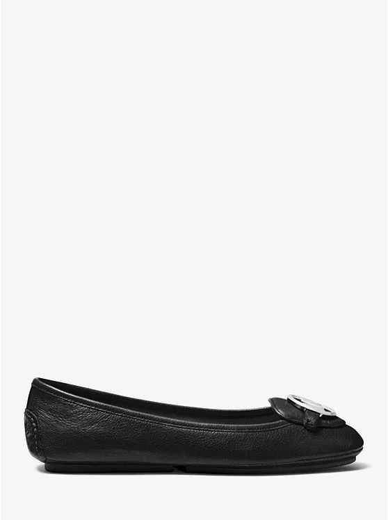 Michael Michael Kors Lillie Leather Moccasins, black