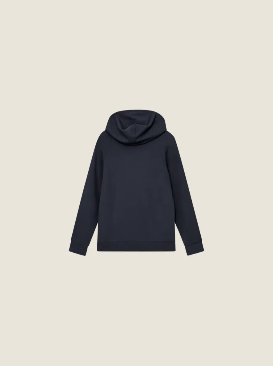 MMGAbel Hood Sweat Indigo Blue