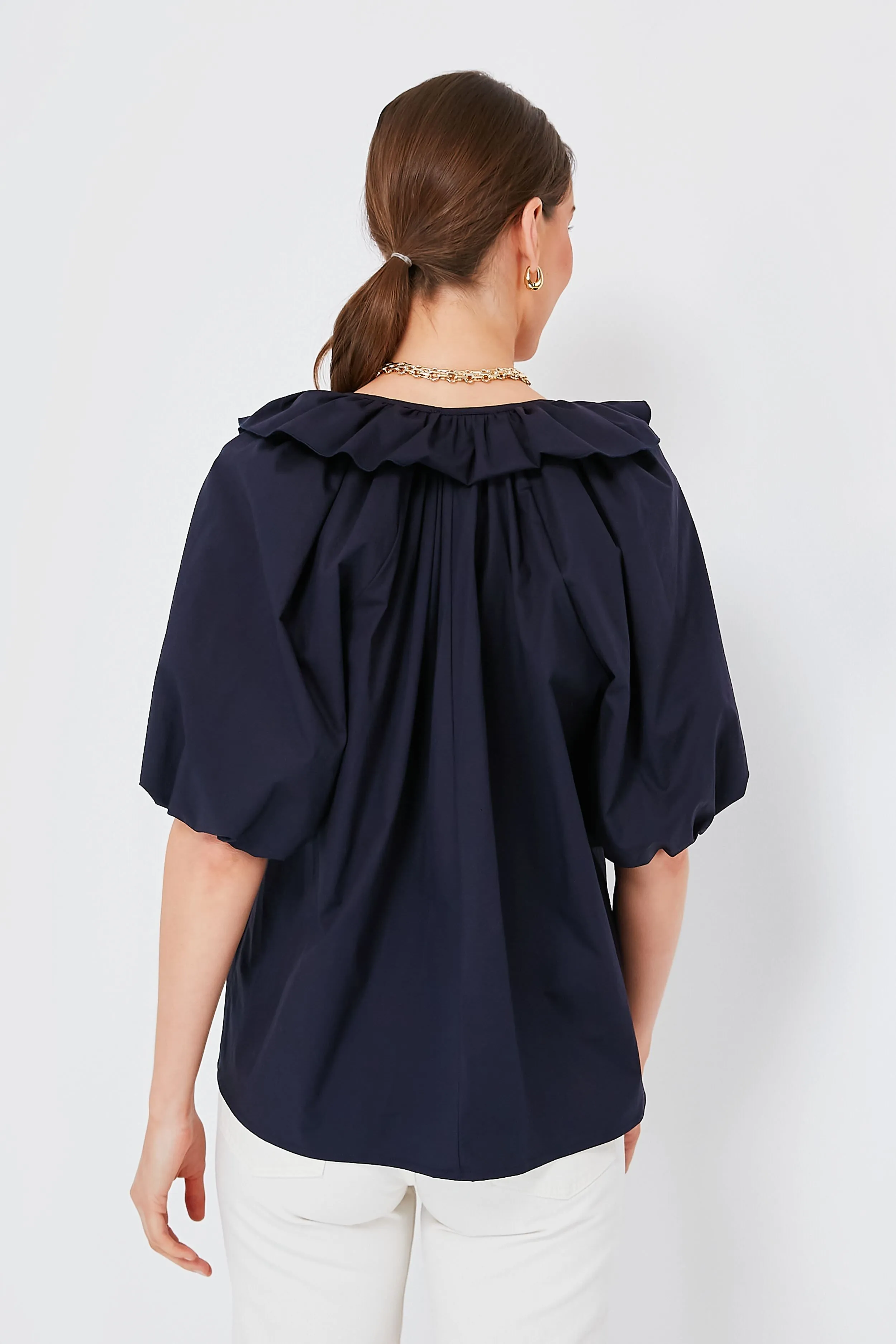 Navy Nancy Top