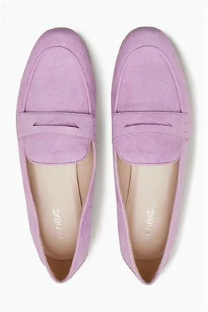 Next Lilac Penny Womens Loafers