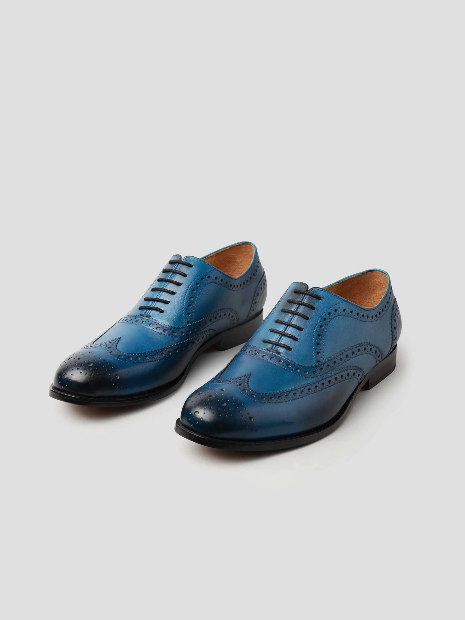 Nicholas Wingtip Oxford - Blue