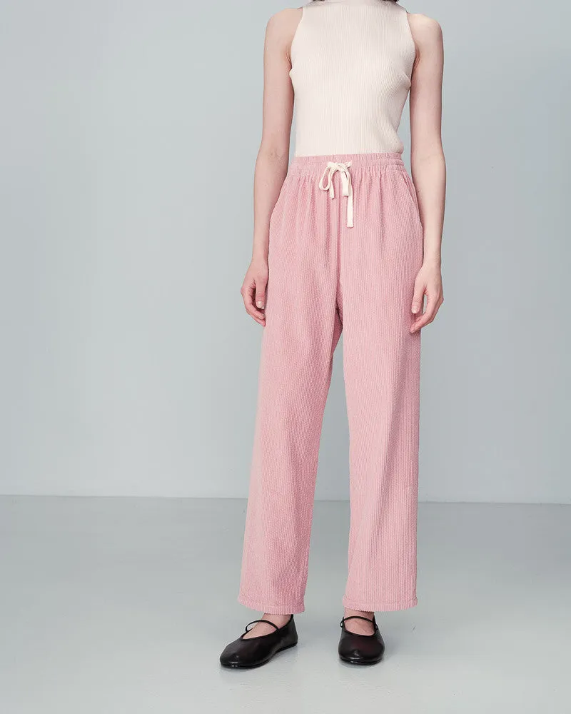 Nicolas pink cord trousers