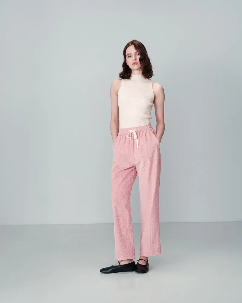 Nicolas pink cord trousers