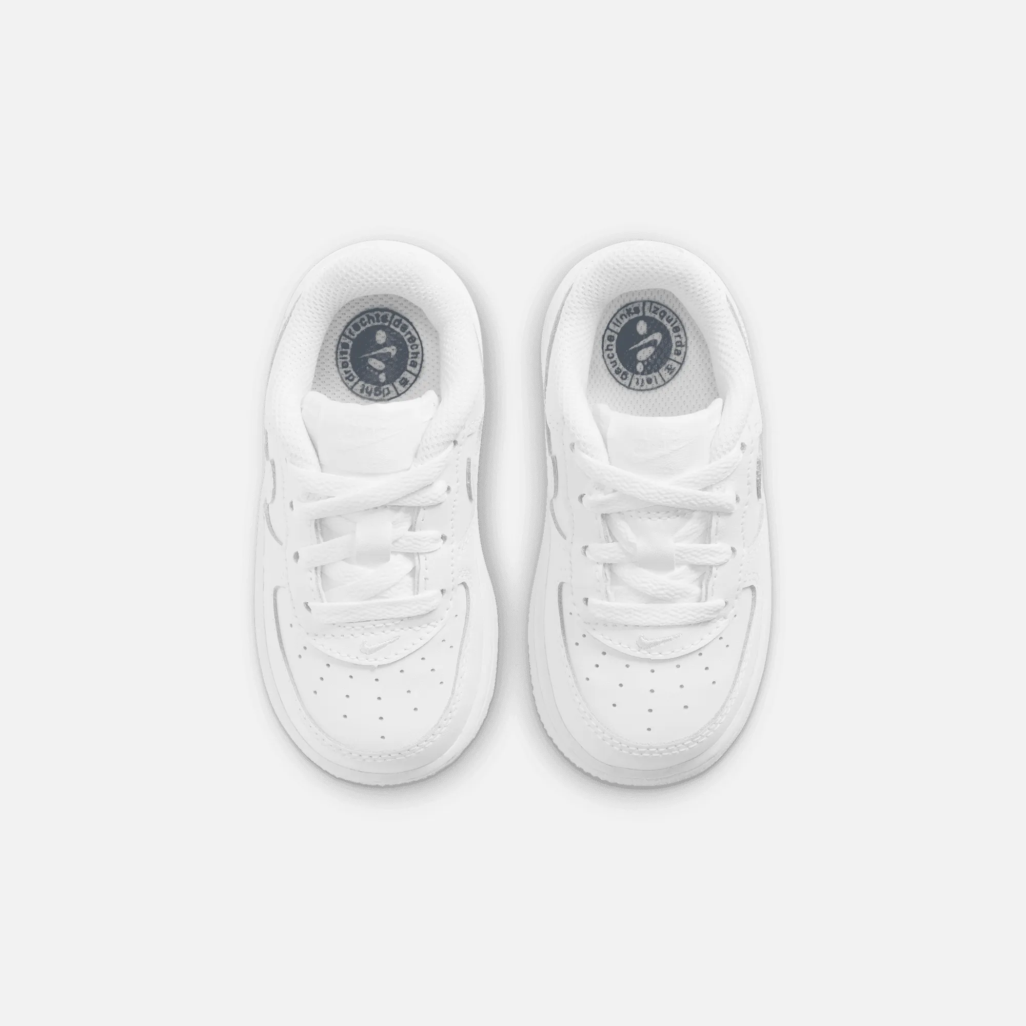 Nike Kids' Air Force 1 '07 LE (TD) 'Triple White'