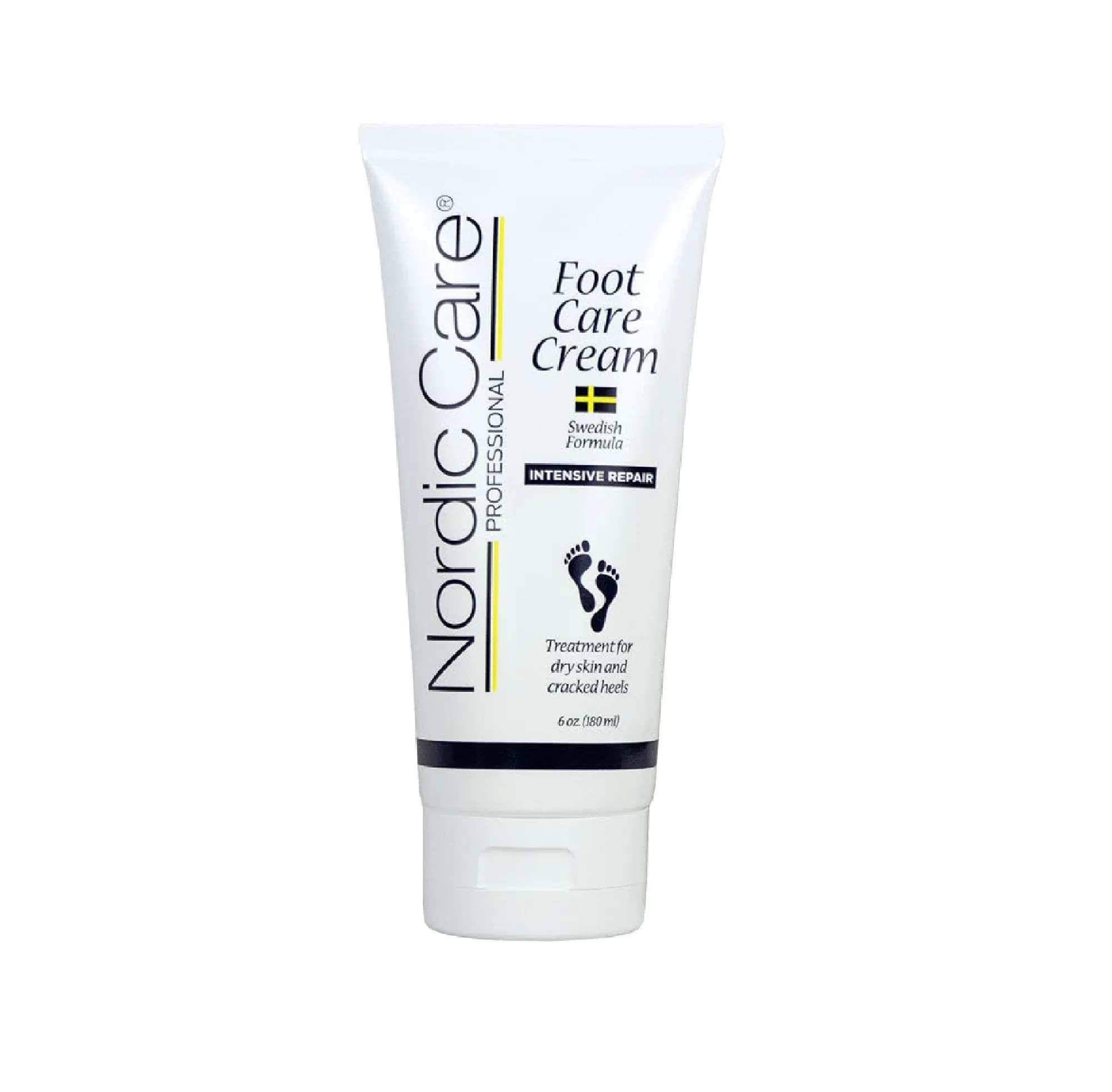 Nordic Care Foot Care Cream with 10% Urea to treat dry skin and repair cracked heels 6oz