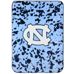 North Carolina Tar Heels Plush Throw Blanket, Bedspread, 86" x 63"