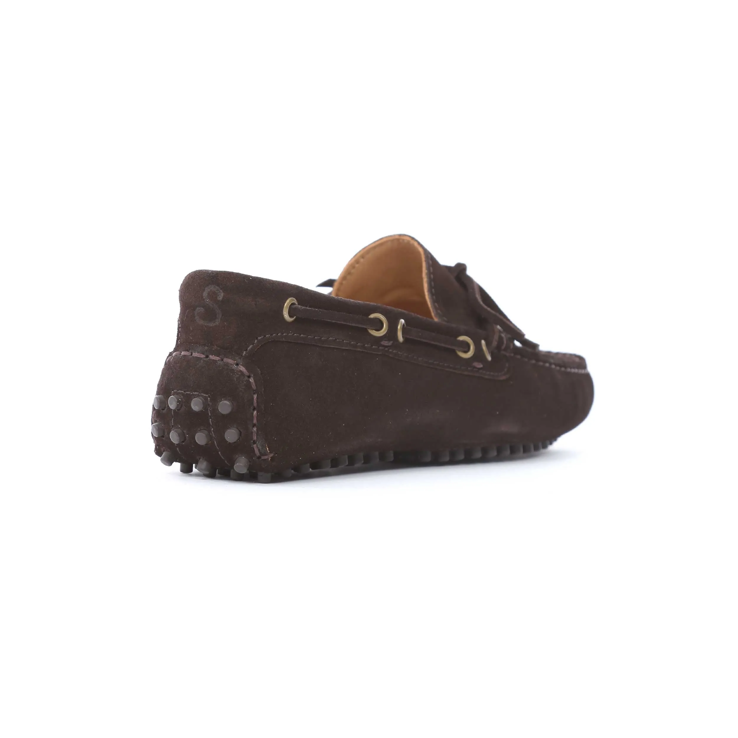 Oliver Sweeney Lastres Shoe in Chocolate Suede