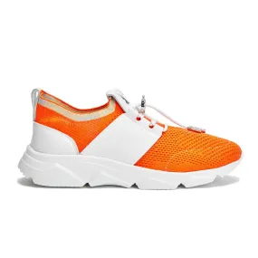 Perla Mesh Sneaker in Orange