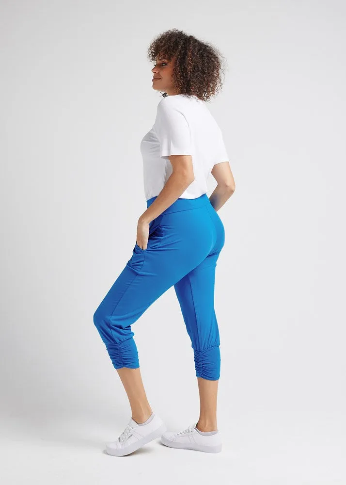 Perry Bamboo Cropped Pants - Cobalt