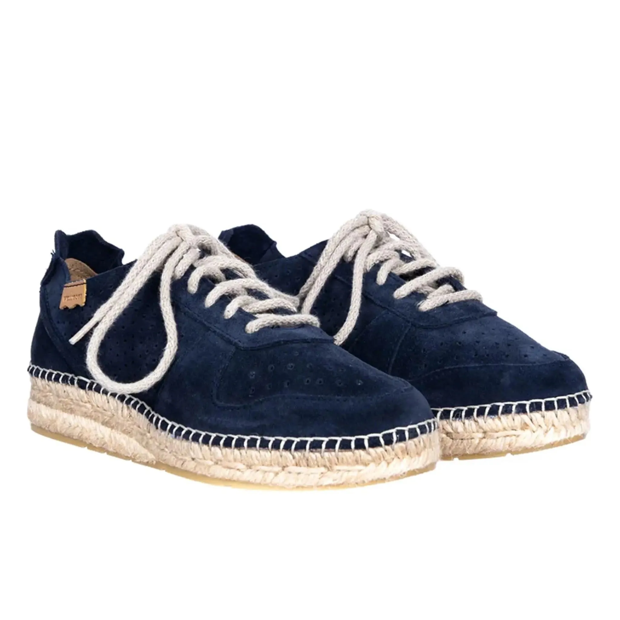 Porto Navy Suede Trainers