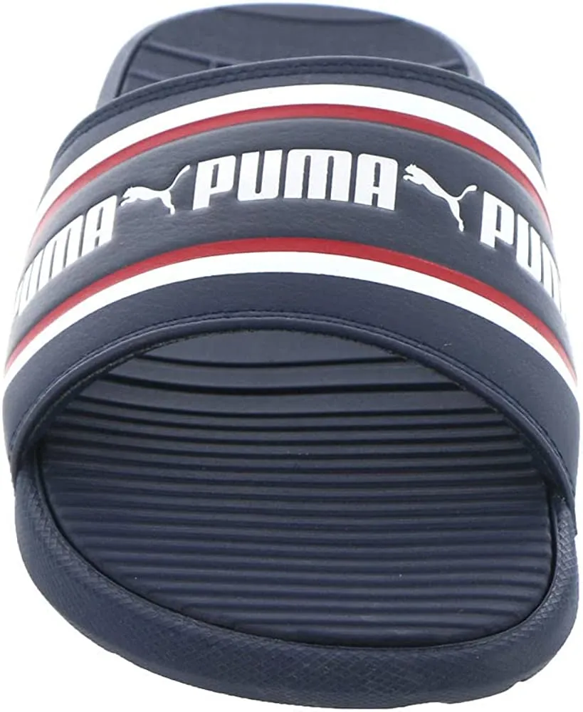 PUMA Men's Cool Cat Stripe Repeat Slides