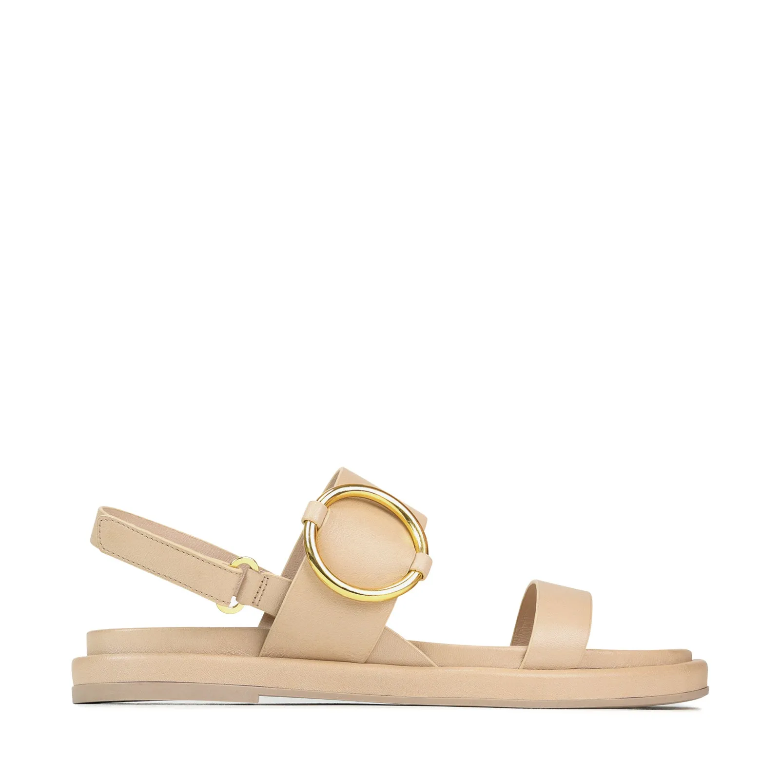 RINGLET LEATHER SANDALS