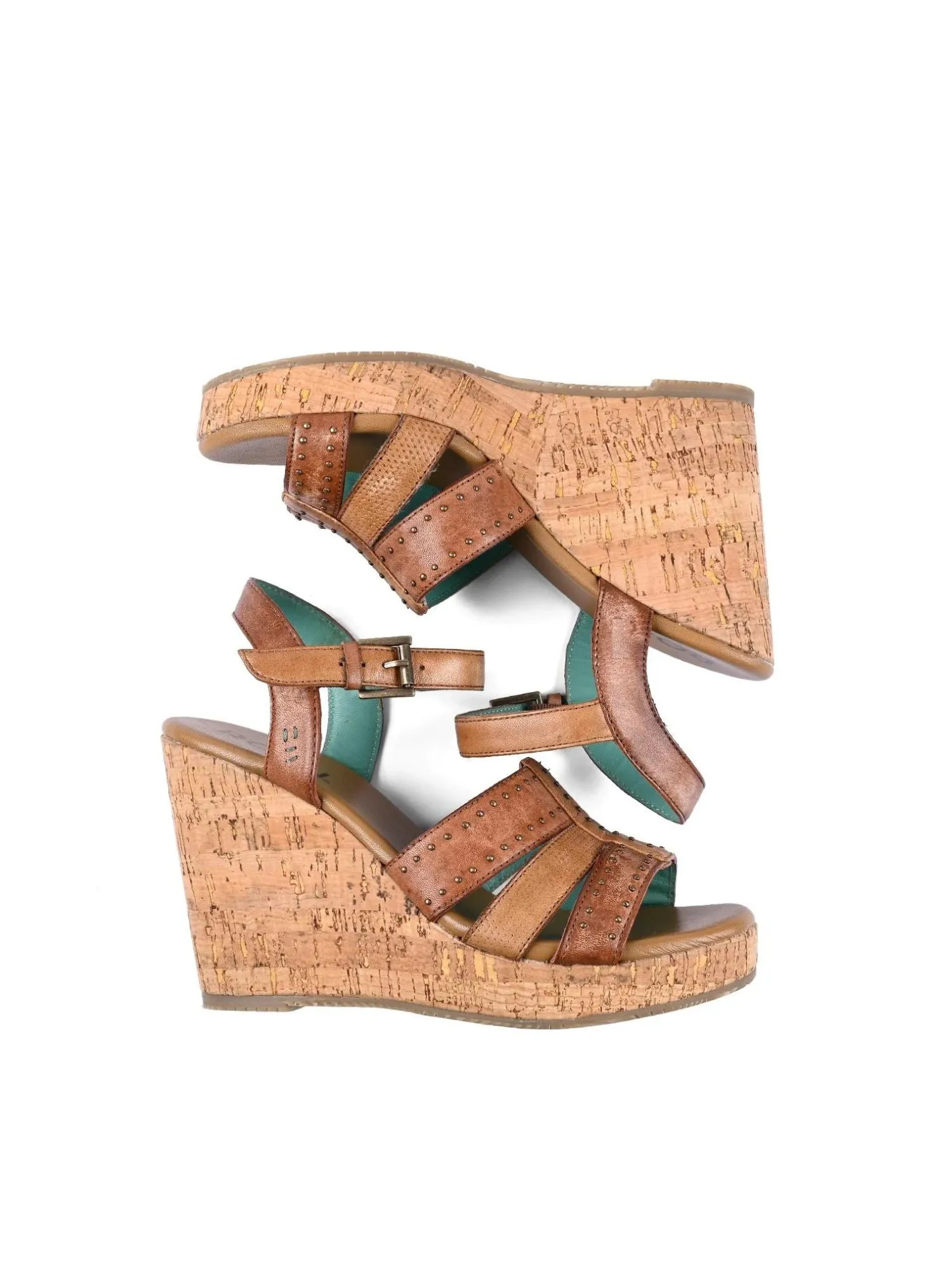 ROAN Different Cork Wedge Sandals