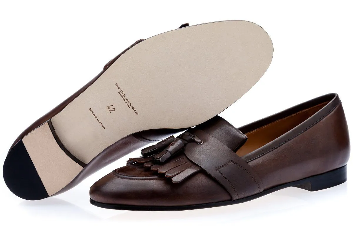 ROMEO TOLEDO COCOA LOAFERS