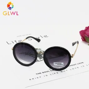 Round Sunglasses For Women Luxury Brand Women's Sun Glasses 2020 Vintage Ladies Eyeware Girls Black Mirror Driving Wholesale Hot