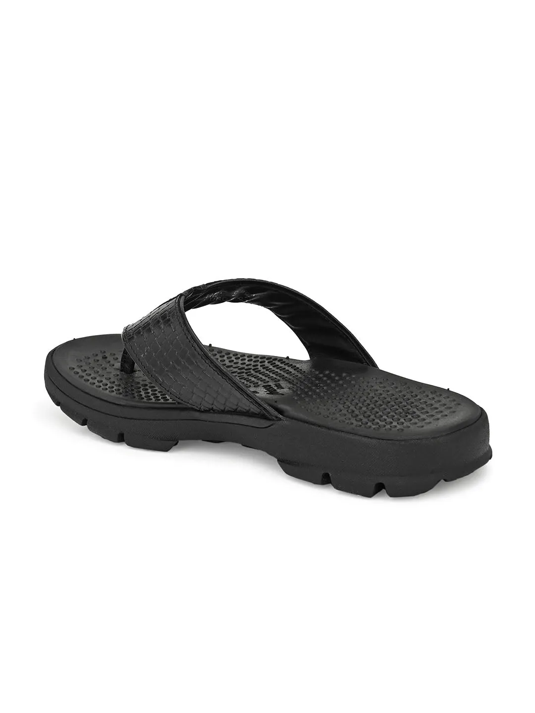 SF Black Comfort Slippers