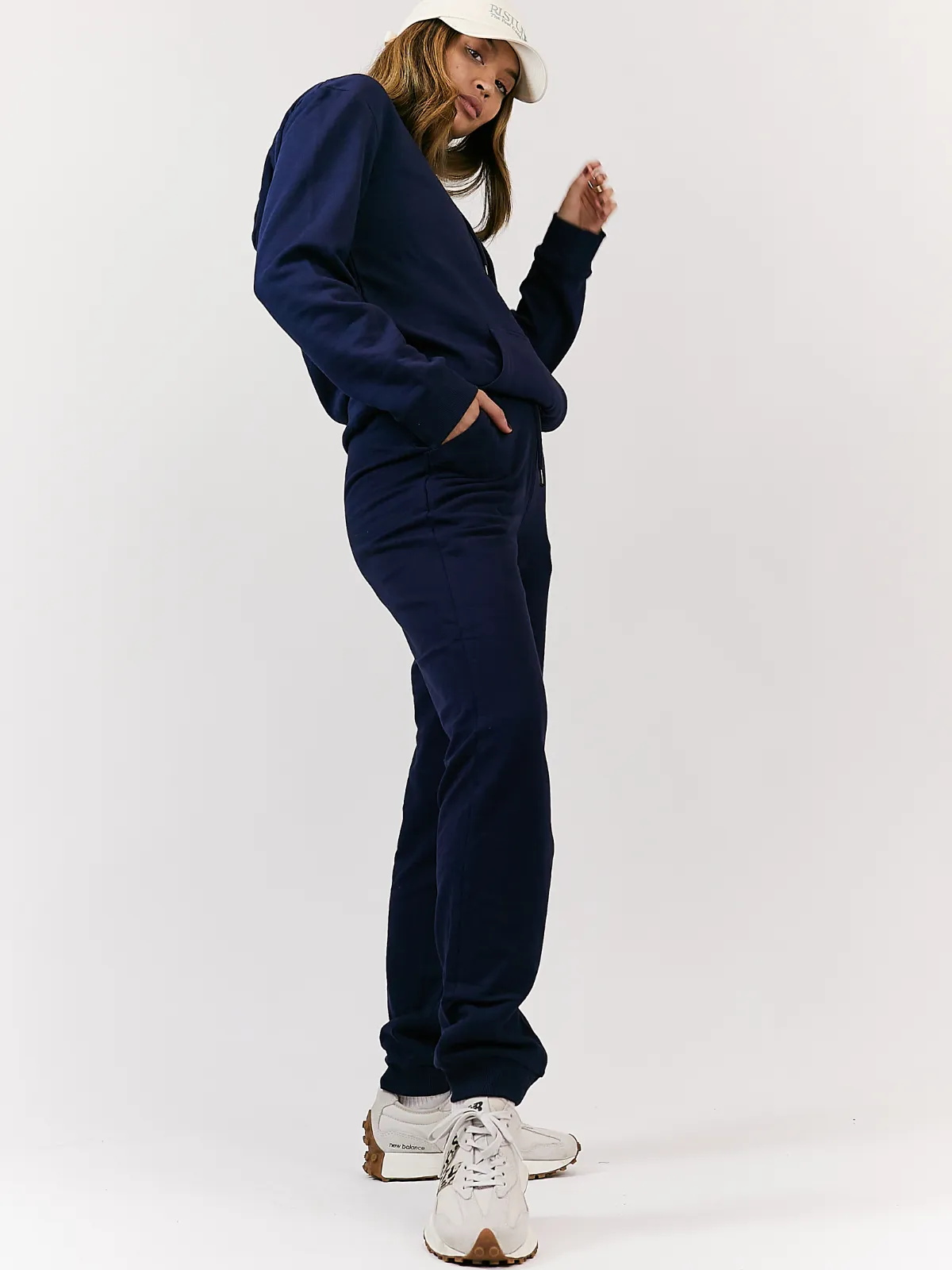 Shay Navy Classic Fit Hoodie