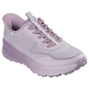 Skechers 180157 Switch Back - Mist Ladies Pink Multi Textile Vegan Slip On Trainers