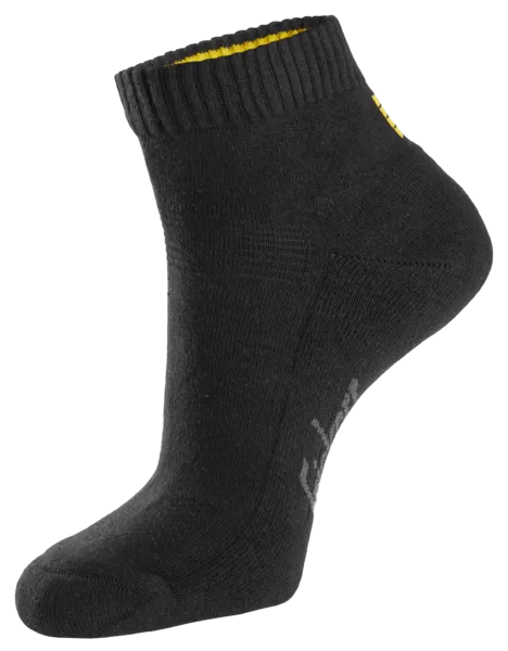 Snickers&#x20;Work&#x20;Socks&#x20;Low-Cut&#x20;Cotton&#x20;3-Pack&#x20;9221&#x20;-&#x20;Black