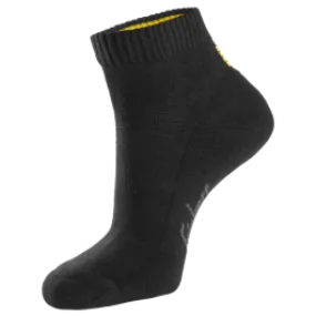 Snickers&#x20;Work&#x20;Socks&#x20;Low-Cut&#x20;Cotton&#x20;3-Pack&#x20;9221&#x20;-&#x20;Black